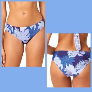 Splendid Bikini Bottoms Women’s Medium Blue Floral Hipster Periwinkle Blue Beach